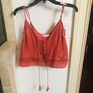 Lush Cropped orange tank